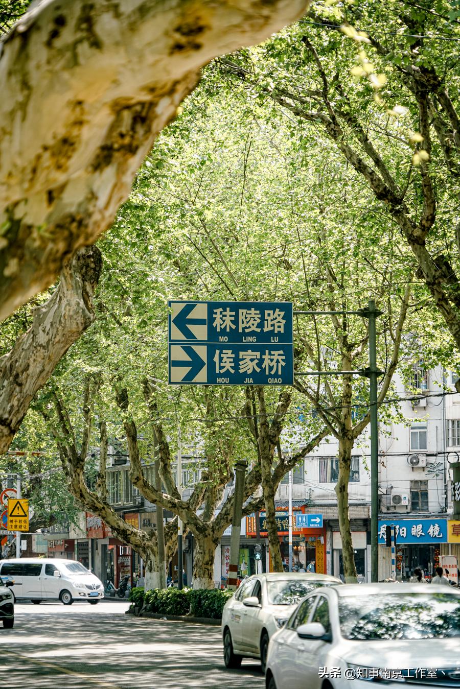 南京省中医门外，侯家桥道寻常