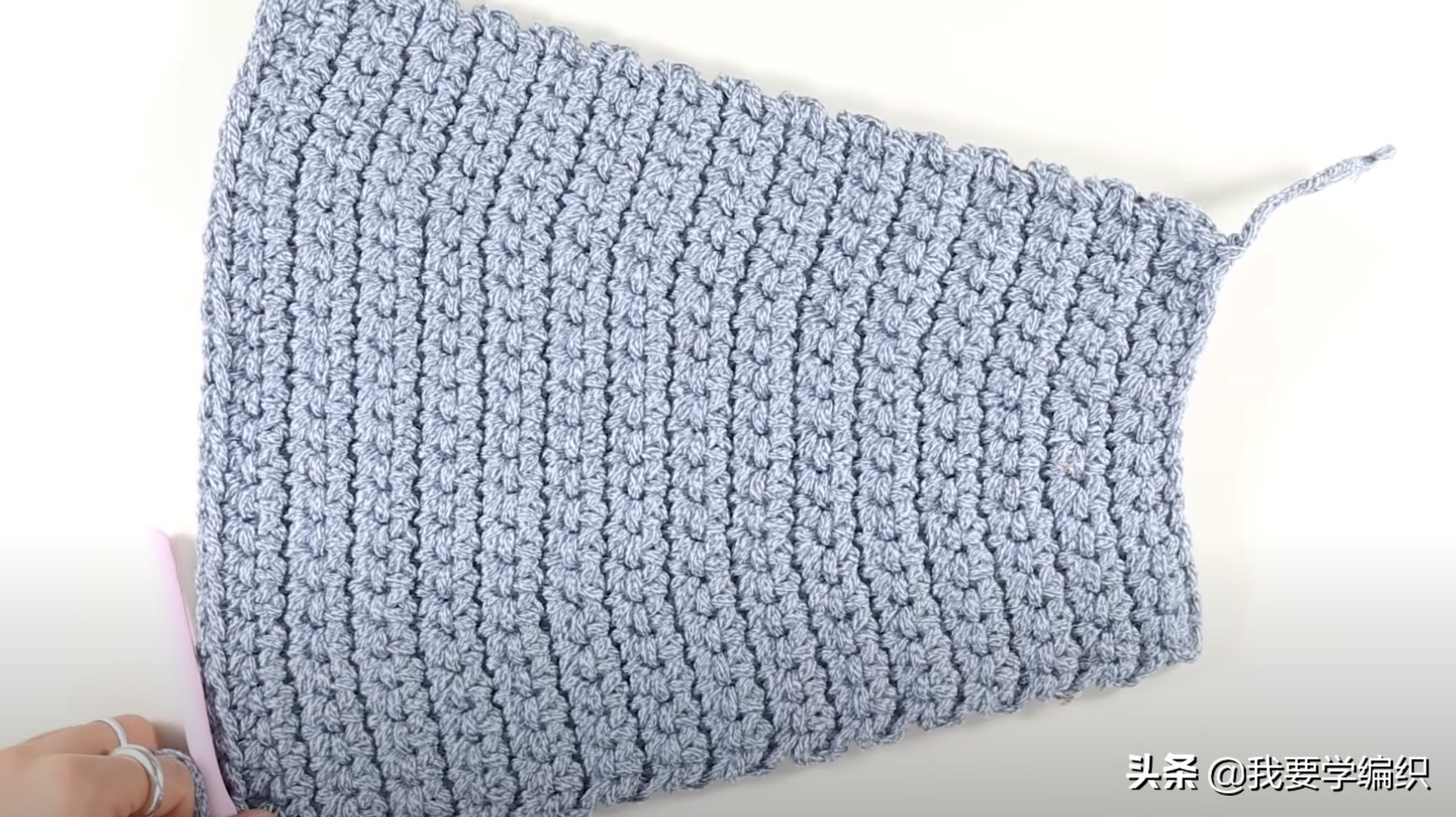 新手入门学钩小包,新手学钩包包视频教程