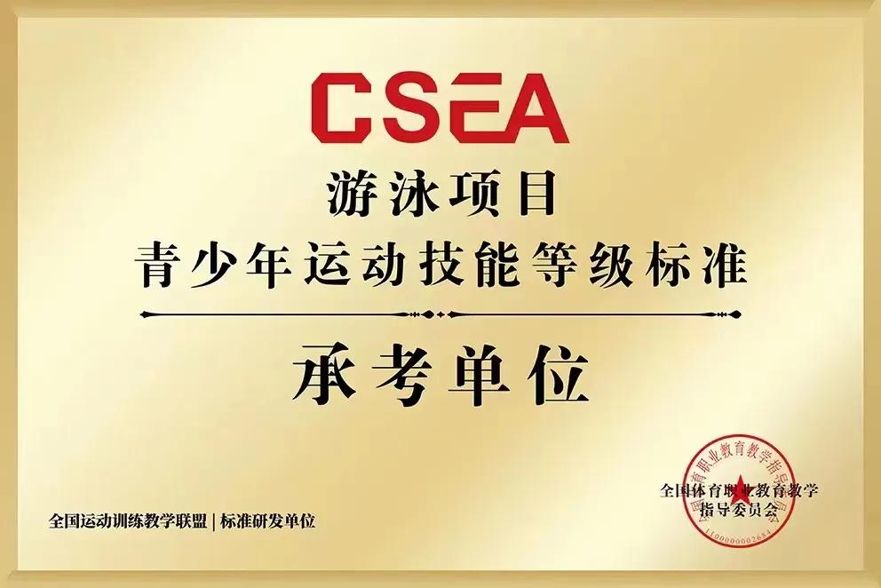 csea青少年运动技能等级标准游泳,体教联盟申办游泳等级证书流程