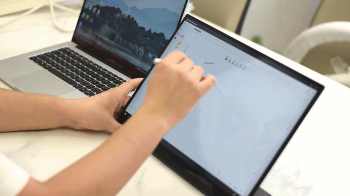 笔记本屏幕太小办公难受,笔记本电脑太小想连个显示屏