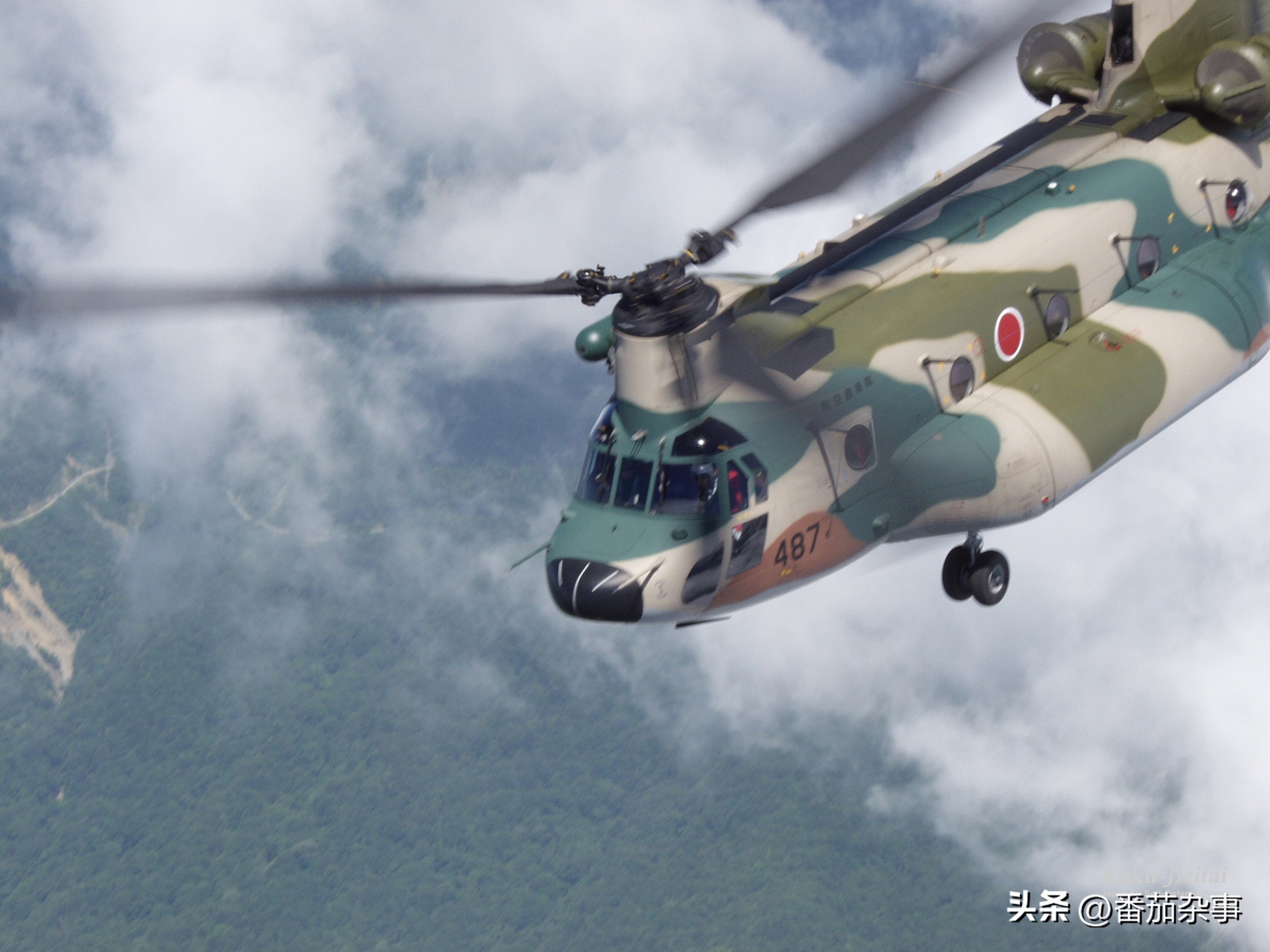 自卫队mh53直升机,日本陆上自卫队ch-47直升机