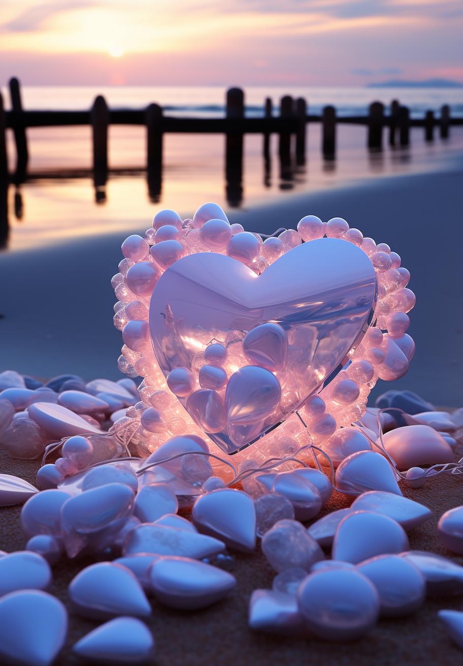 心形图片大全唯美简单,漂亮的心形图