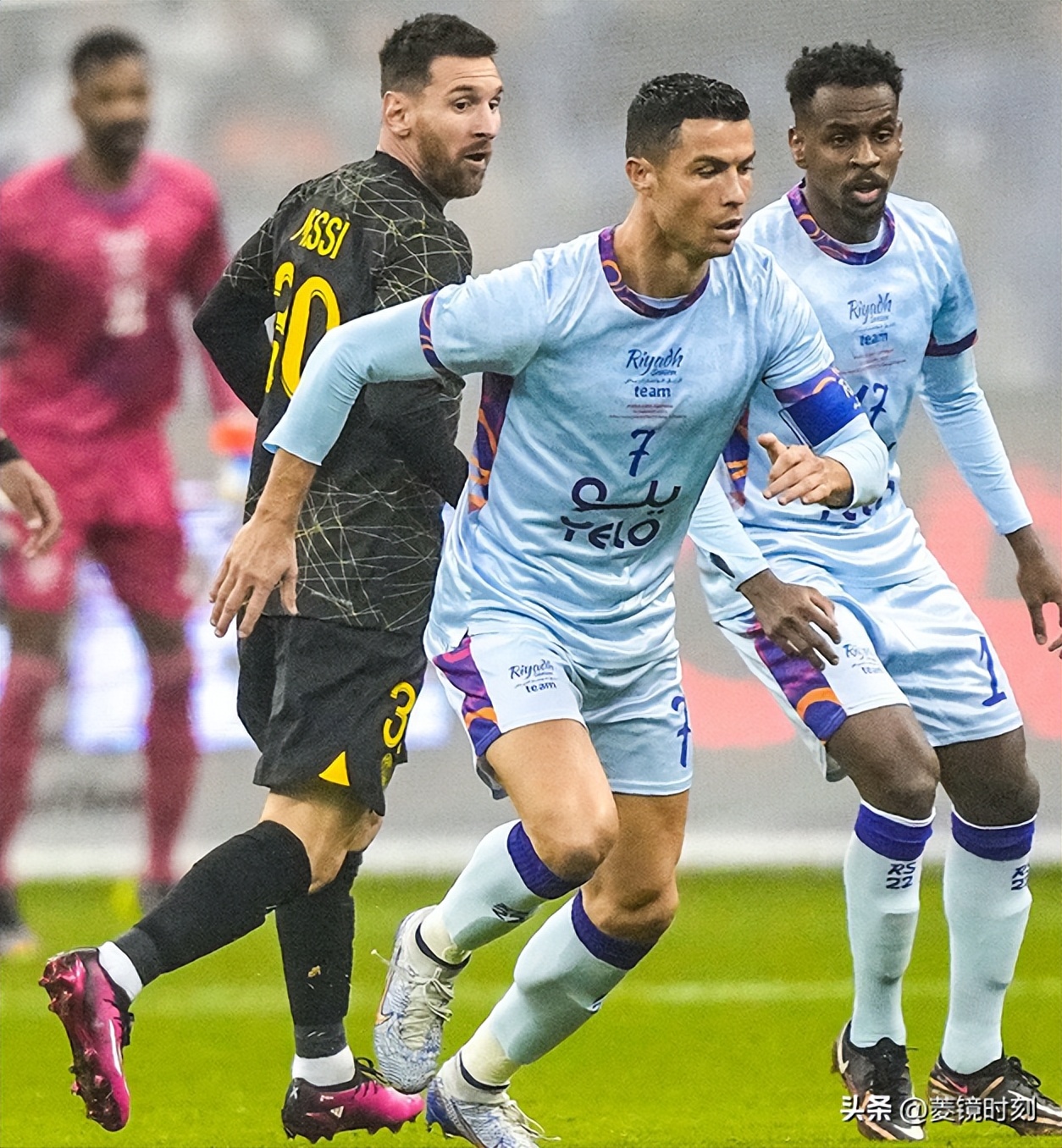 梅西巴黎首秀姆巴佩致敬c罗,梅西姆巴佩c罗谁更强