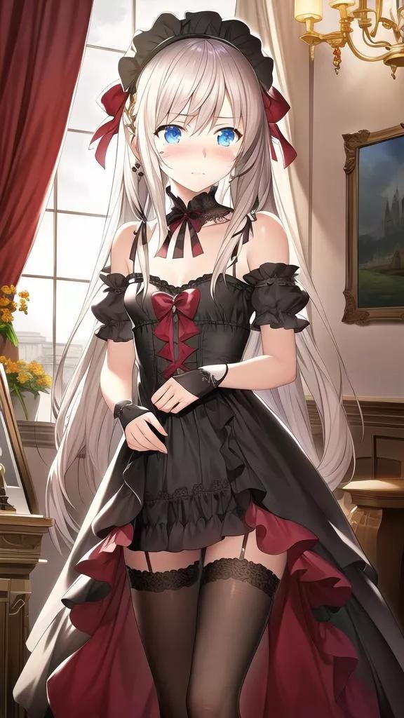 二次元3d动漫美女壁纸手绘,ai二次元壁纸动漫美女