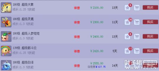 梦幻西游推荐入手的神兽,梦幻西游超级神兽值得入手么