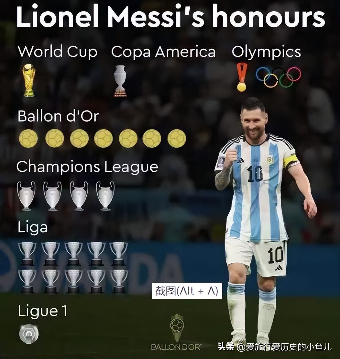 世界杯决赛梅西捧起大力神,世界杯梅西颁奖仪式完整版