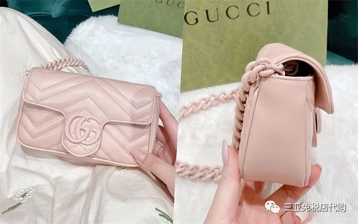 古驰包包marmont中号斜背,古驰包包款式黑链