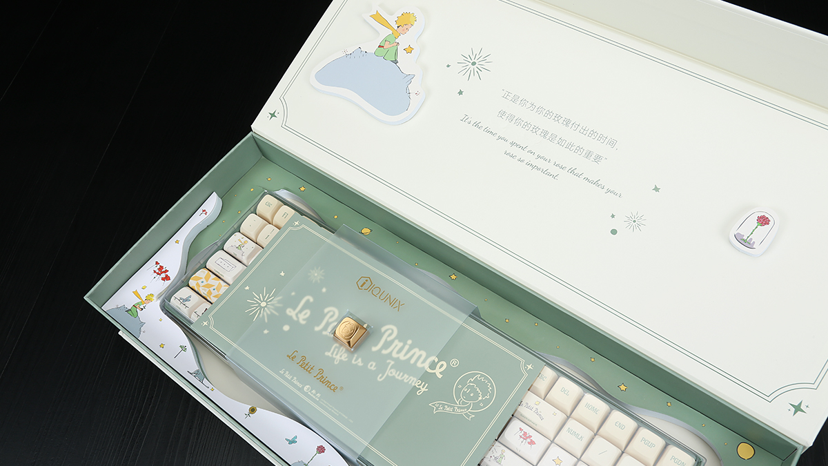 f87客制化机械键盘测评,iqunix玫瑰之约