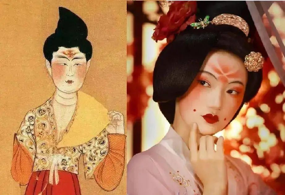 唐朝七步化妆方法,唐代有多少种妆容