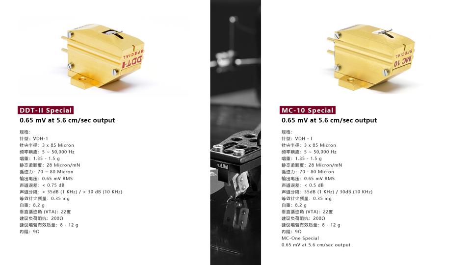 荷兰范登豪VandenHul线材、音响器材、唱头数据参数目录大全