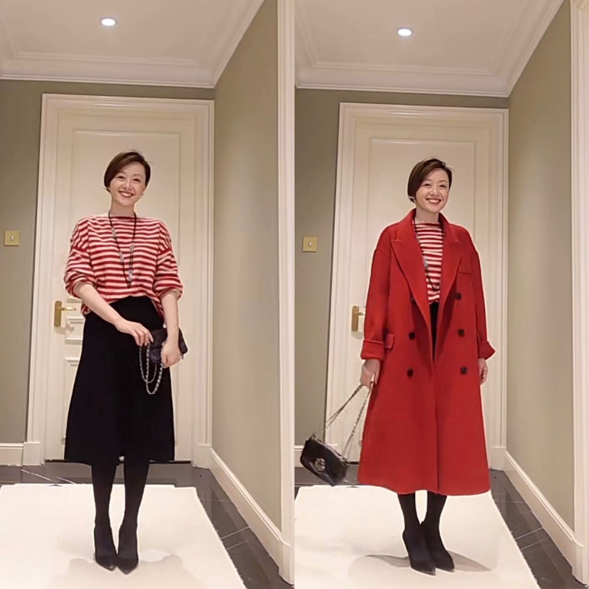 最适合小个子拜年的衣服,小个子拜年穿搭