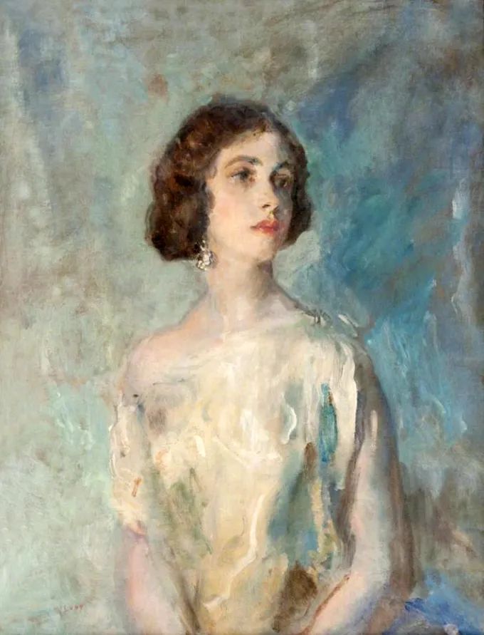 德国绘画风格独特的美女,欧洲艺术绘画女神