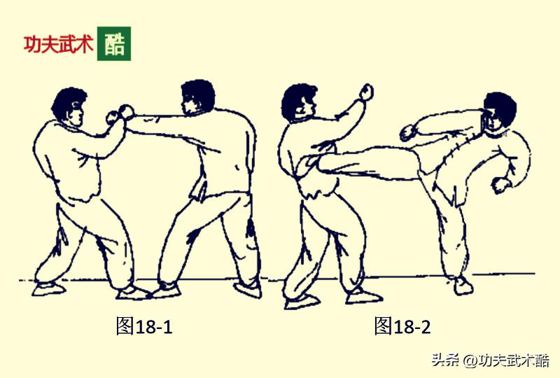 22式绝腿秘杀(下),专用蹬踹旋摆弹,攻击胸腹腰肋裆的格斗绝招