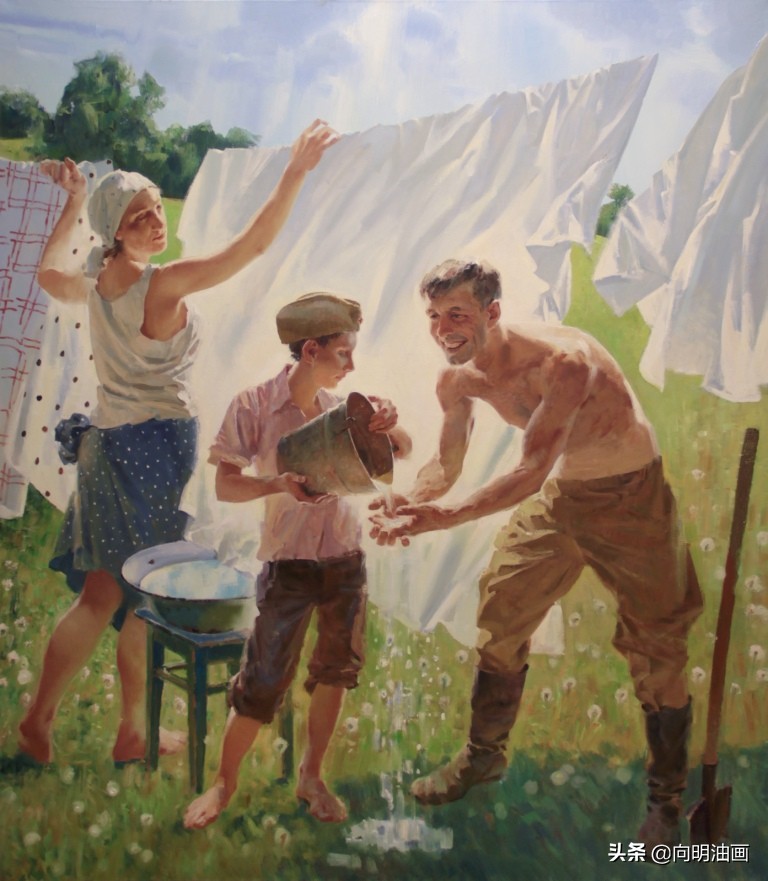 俄罗斯列宾美术学院油画肖像,列宾美术学院油画大师作品欣赏