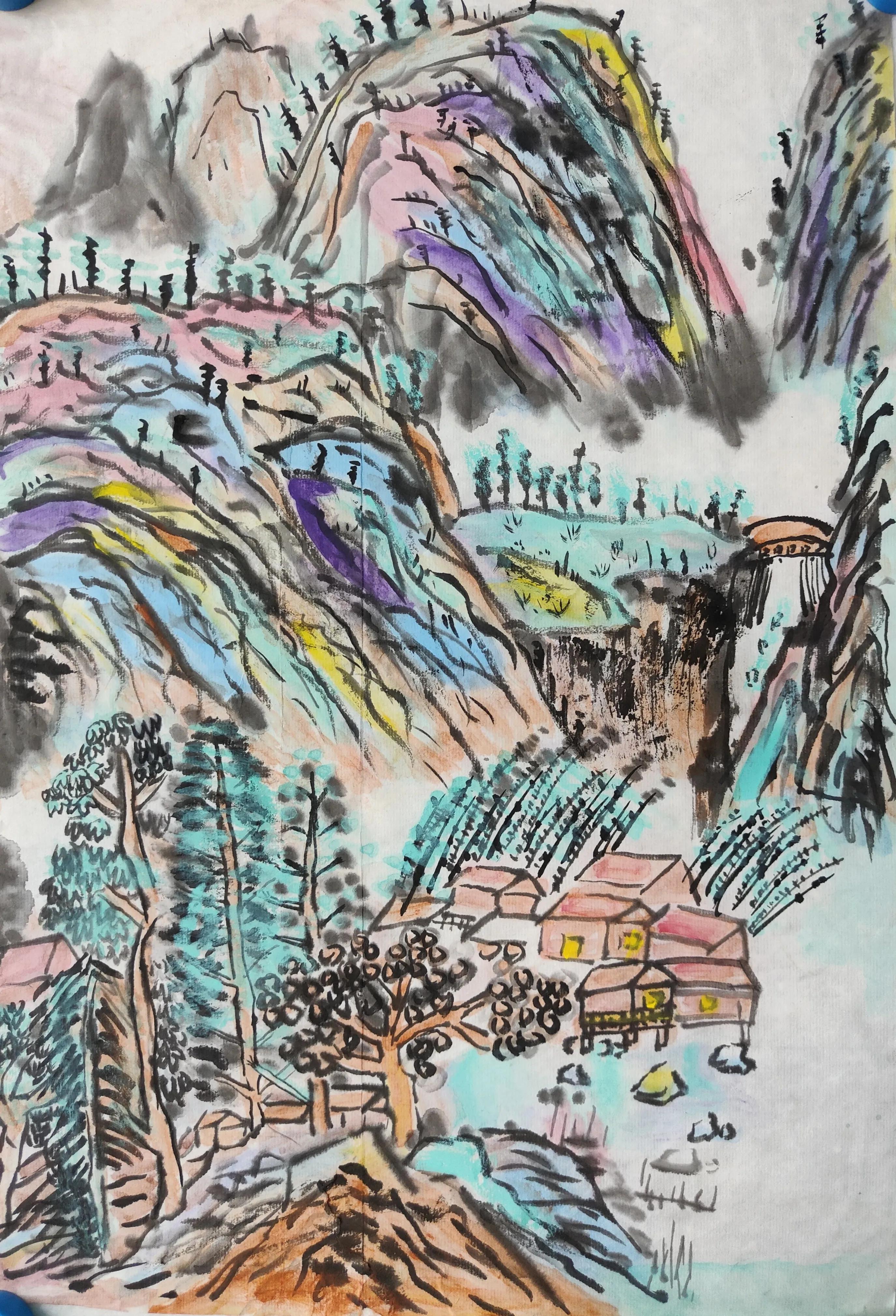 心底无私，故能涉笔成趣新世纪艺术培训学校儿童国画欣赏