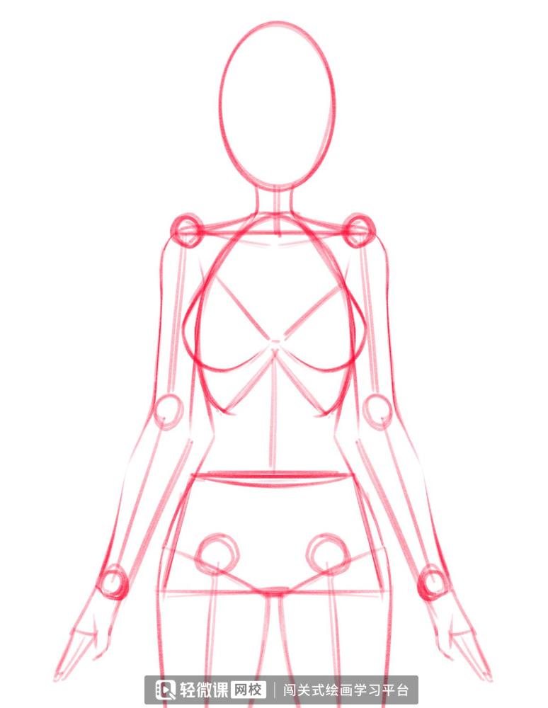 漫画人体结构怎么画好看,动漫人体怎么画简单零基础