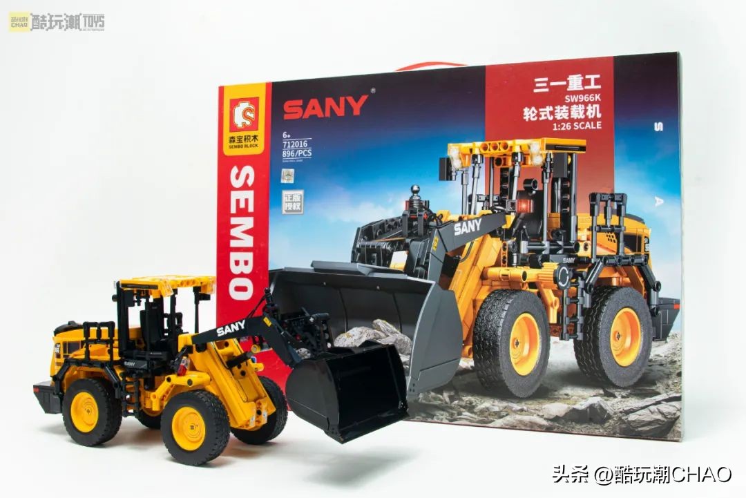 森宝积木三一重工系列拼搭视频,森宝积木三一重工吊车拼装视频