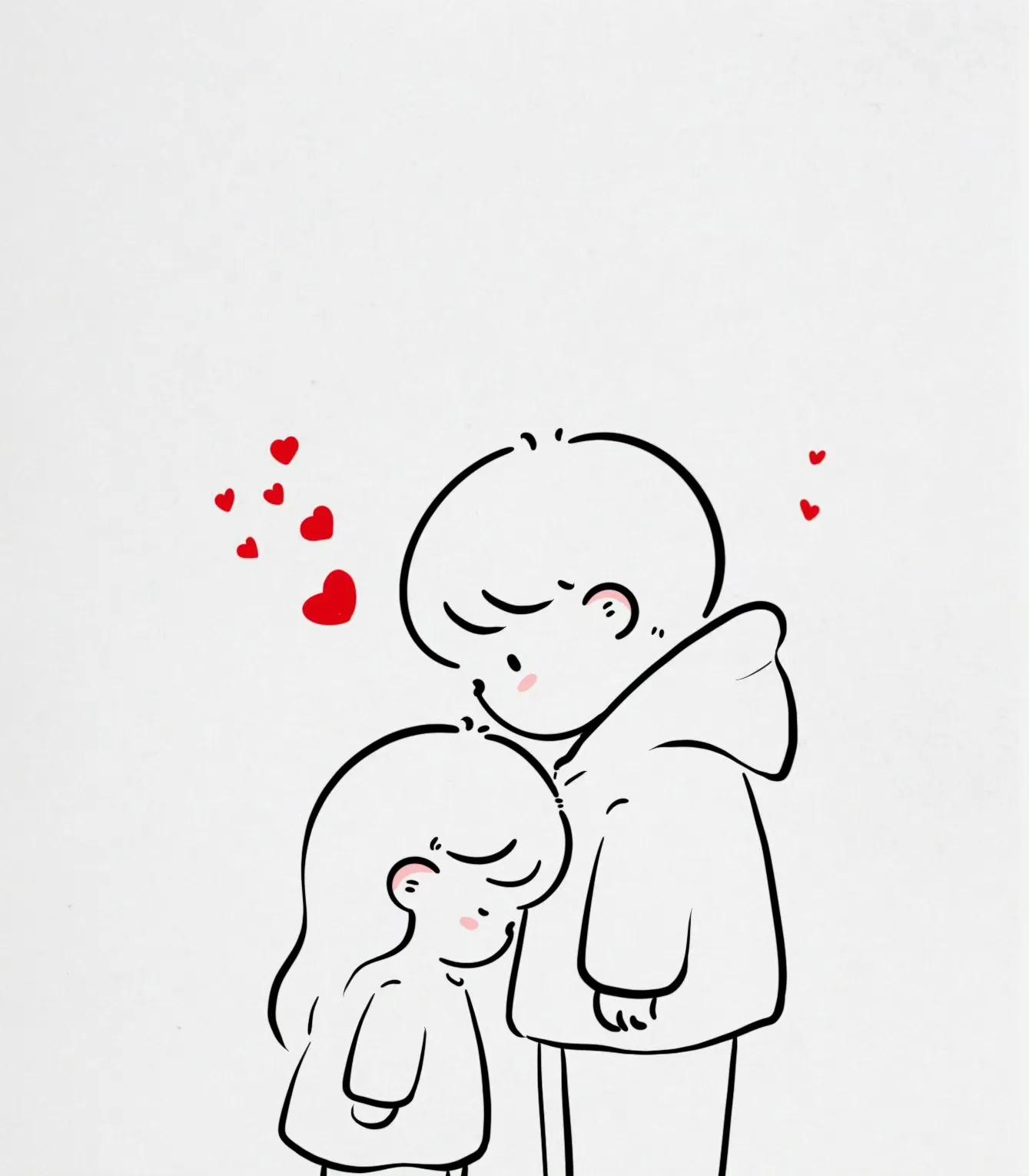 情侣头像爱情简单干净,双向奔赴的头像