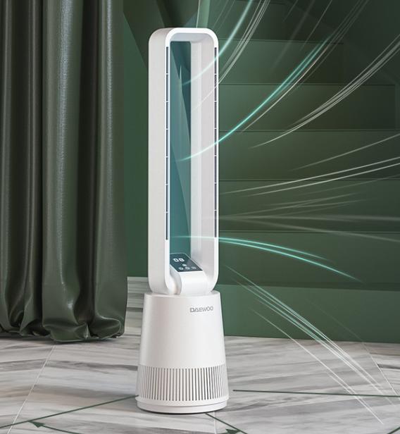 大宇daewoo五重净化无叶风扇,大宇无叶风扇f9max和am01对比