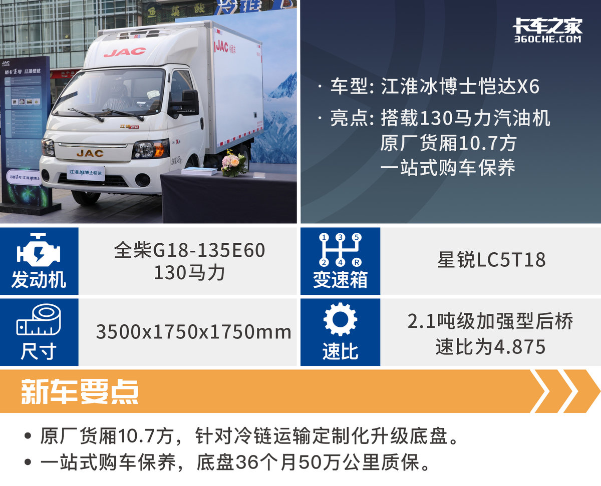 用小卡的钱干轻卡活容积近11方图解江淮1卡恺达冰博士