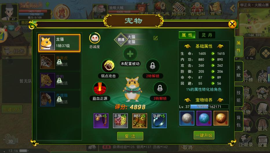 热血江湖手游符师宠物搭配,热血江湖手游符师坐骑和宠物