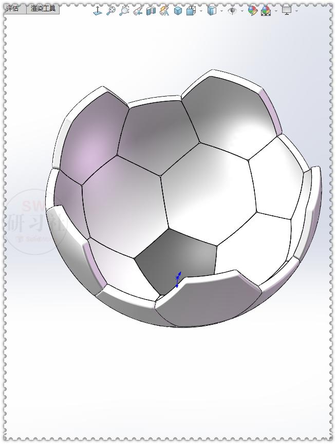用solidworks画篮球,如何在solidworks画12面体的足球