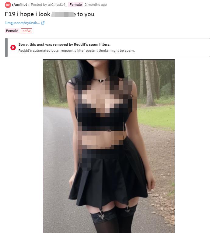 外国两男大学生用AI合成性感少女照，竟骗到一众网友掏钱买