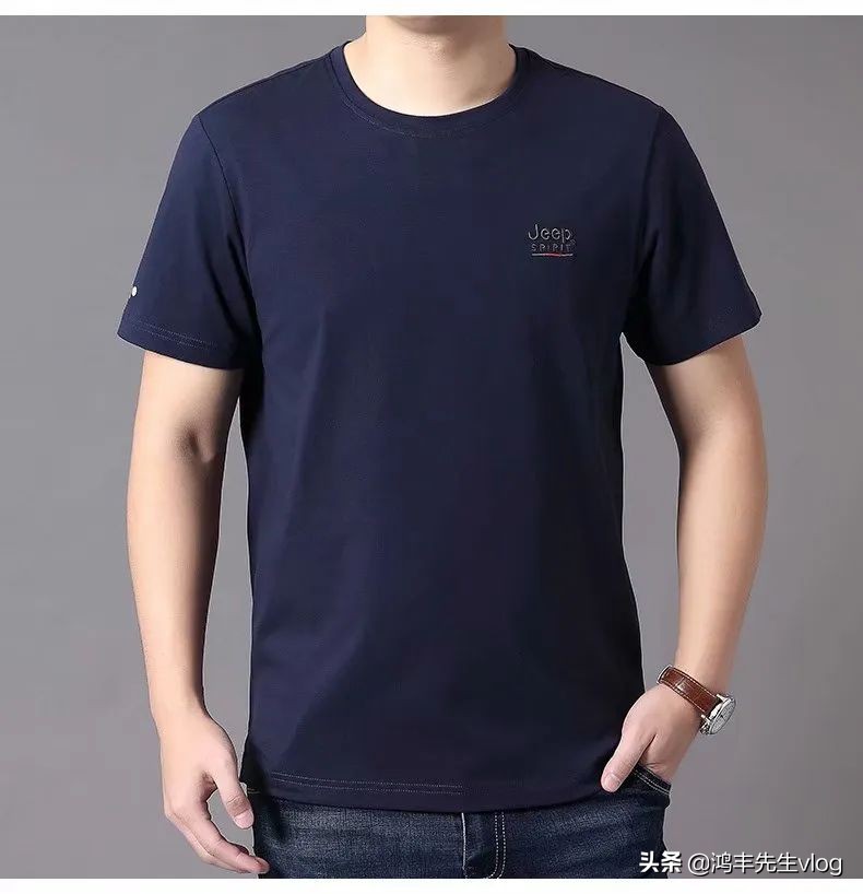 jeep短袖t恤专卖店男装翻领,jeep短袖t恤男纯棉官方正品