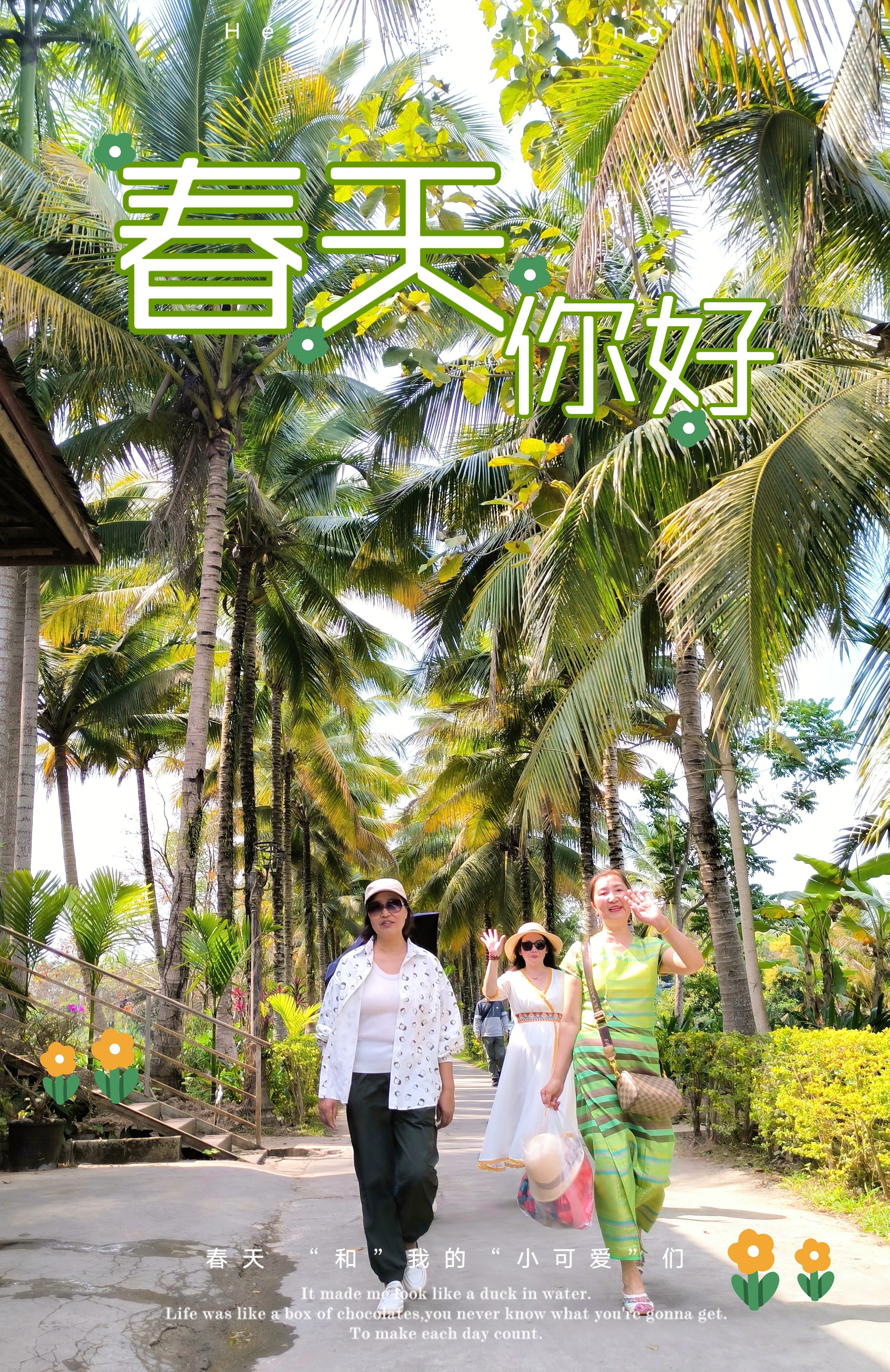 西双版纳傣族村寨和傣族园,西双版纳美丽的傣族园