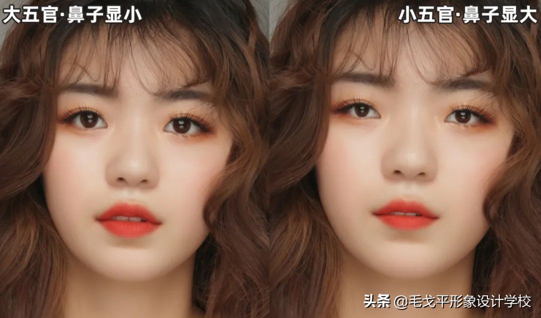 大鼻子要怎样化妆才能好看,平鼻怎么化妆才好看