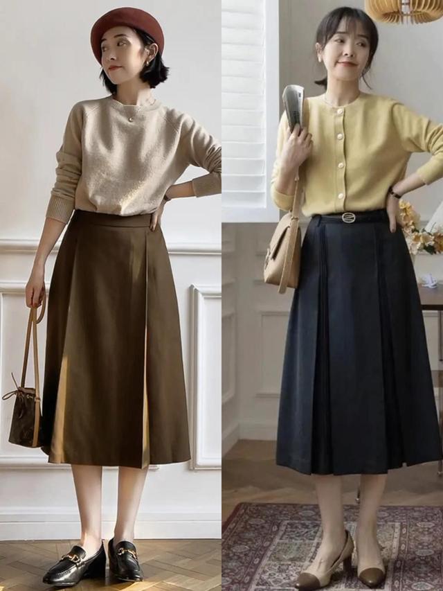 冬天穿“半身裙”，该如何搭配？这些穿搭技巧，教你穿出高级感