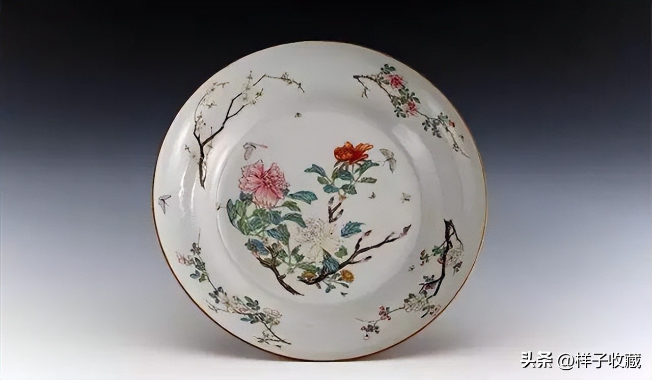 雍正民窑粉彩盘子值钱吗,雍正粉彩民窑盘子值多少钱