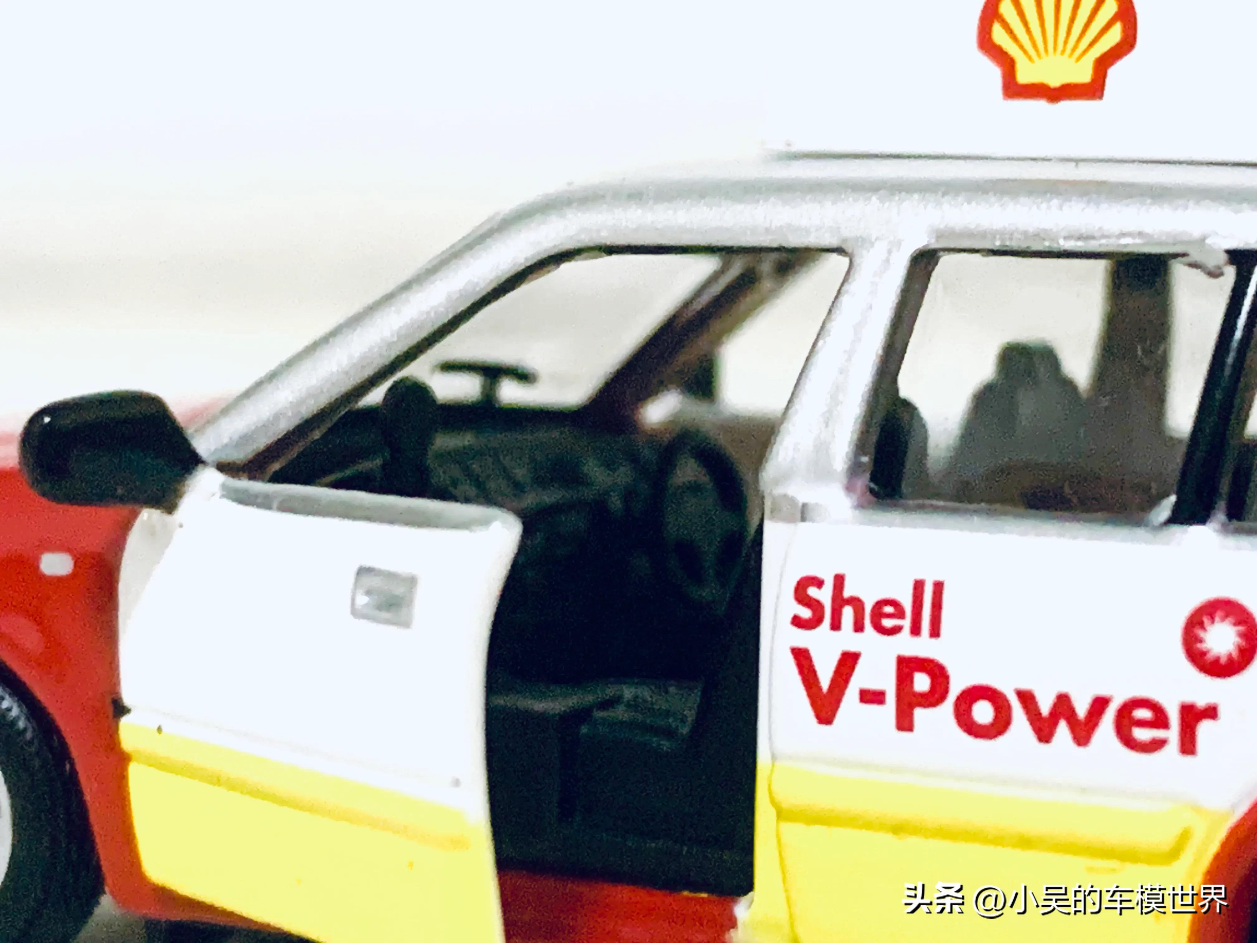 香港灵魂｜1/64TINY微影壳牌限定-丰田CrownComfort壳牌广告的士