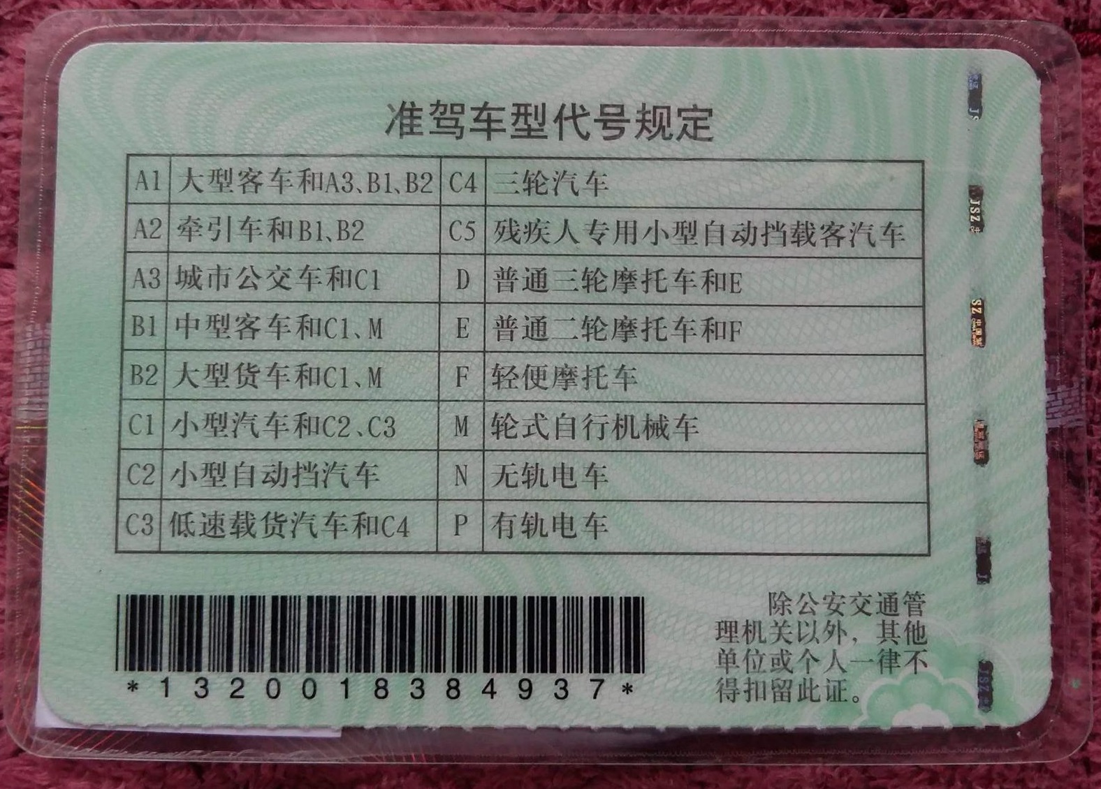中国最简单的驾照,中国最万能的驾照