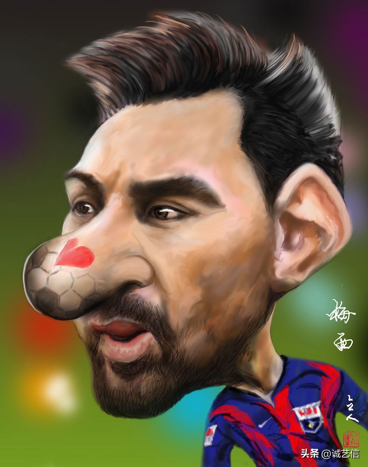 梅西拿着美洲杯来卡塔尔的漫画,梅西世界杯头像漫画