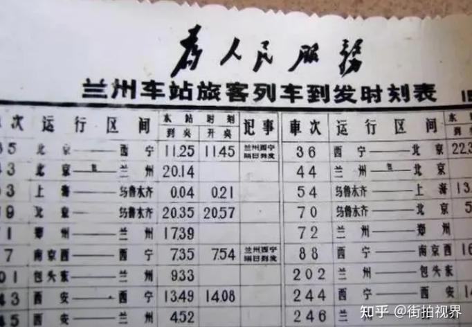 1年1张，100年兰州