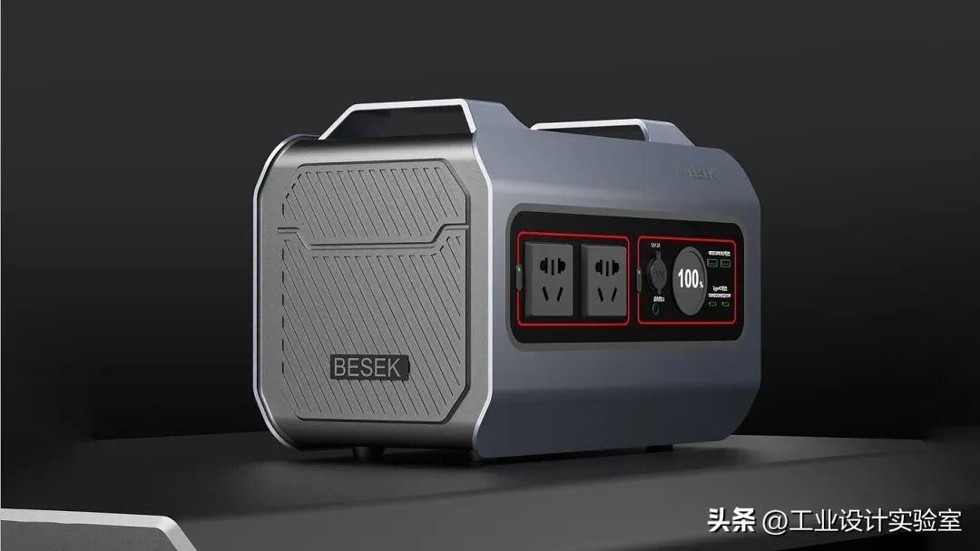 户外移动电源设计平面图标,户外移动电源产品设计