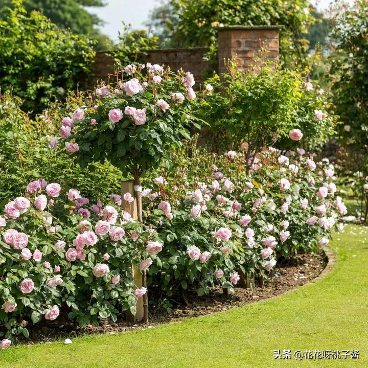 花期特别短暂开放好看的粉色月季,粉色可爱融化你的少女心月季
