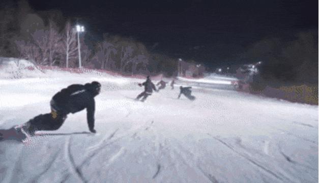 松花湖玩雪,松花湖滑雪活动