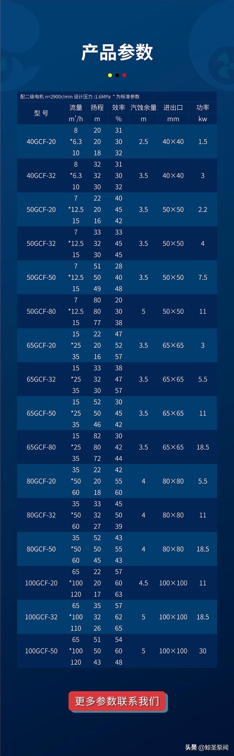 [鲸圣]地下管道电动试压泵，硫酸立式泵之50GCF-32