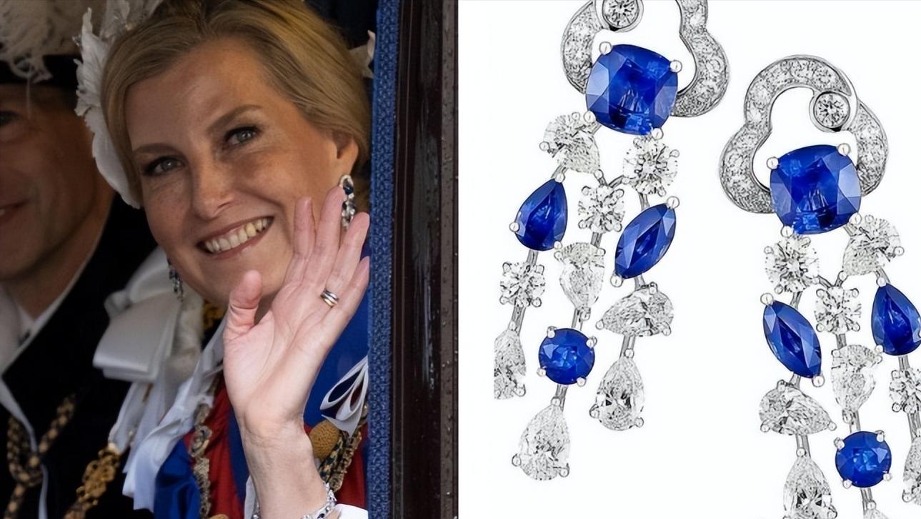 加冕仪式上威廉卡米拉,英国王室凯特王妃珠宝