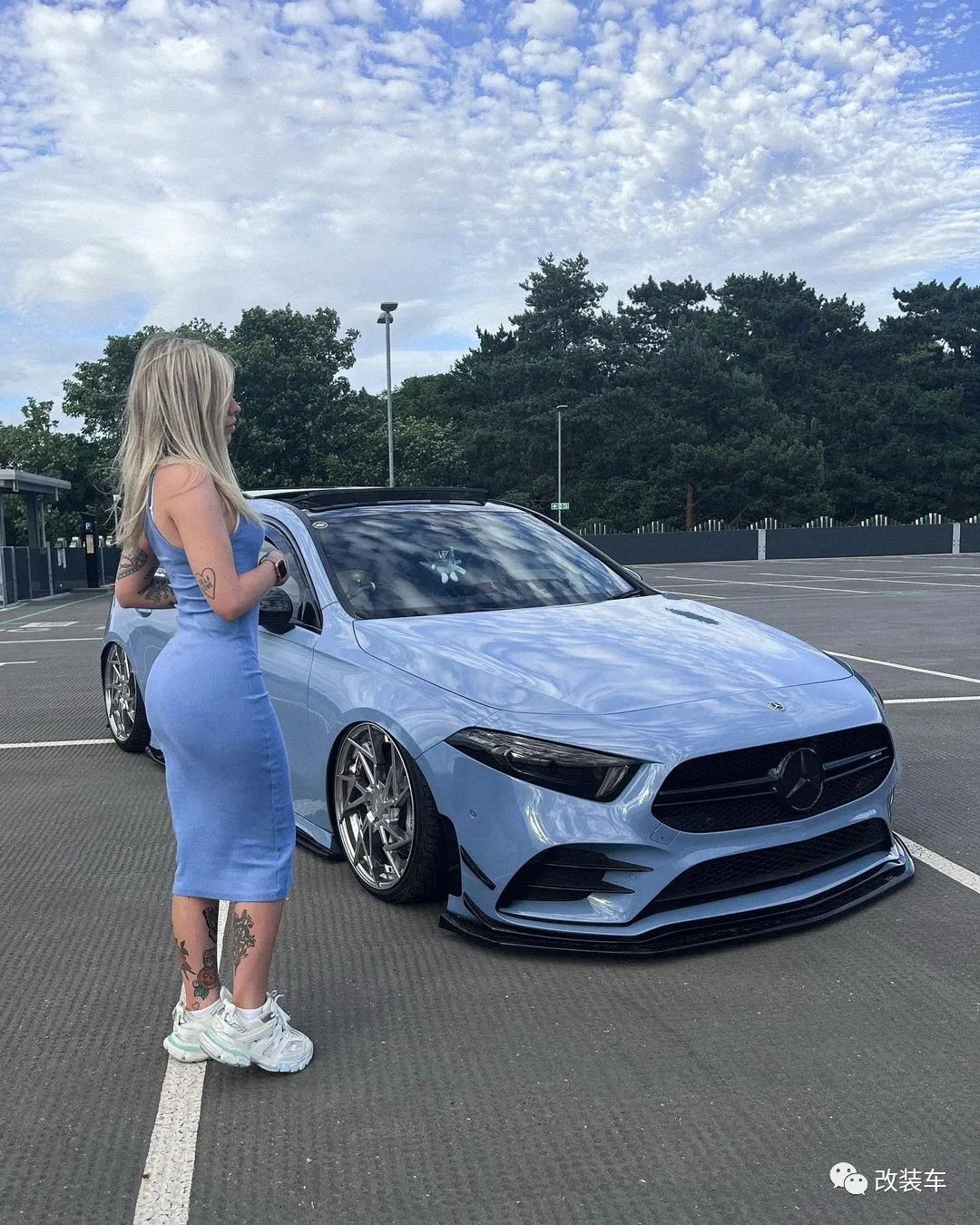 奔驰车模amga35,奔驰c级小姐姐改装