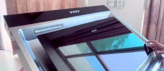 海尔侧吸式油烟机拆卸清洗全过程,海尔侧吸油烟机挡板怎么拆卸