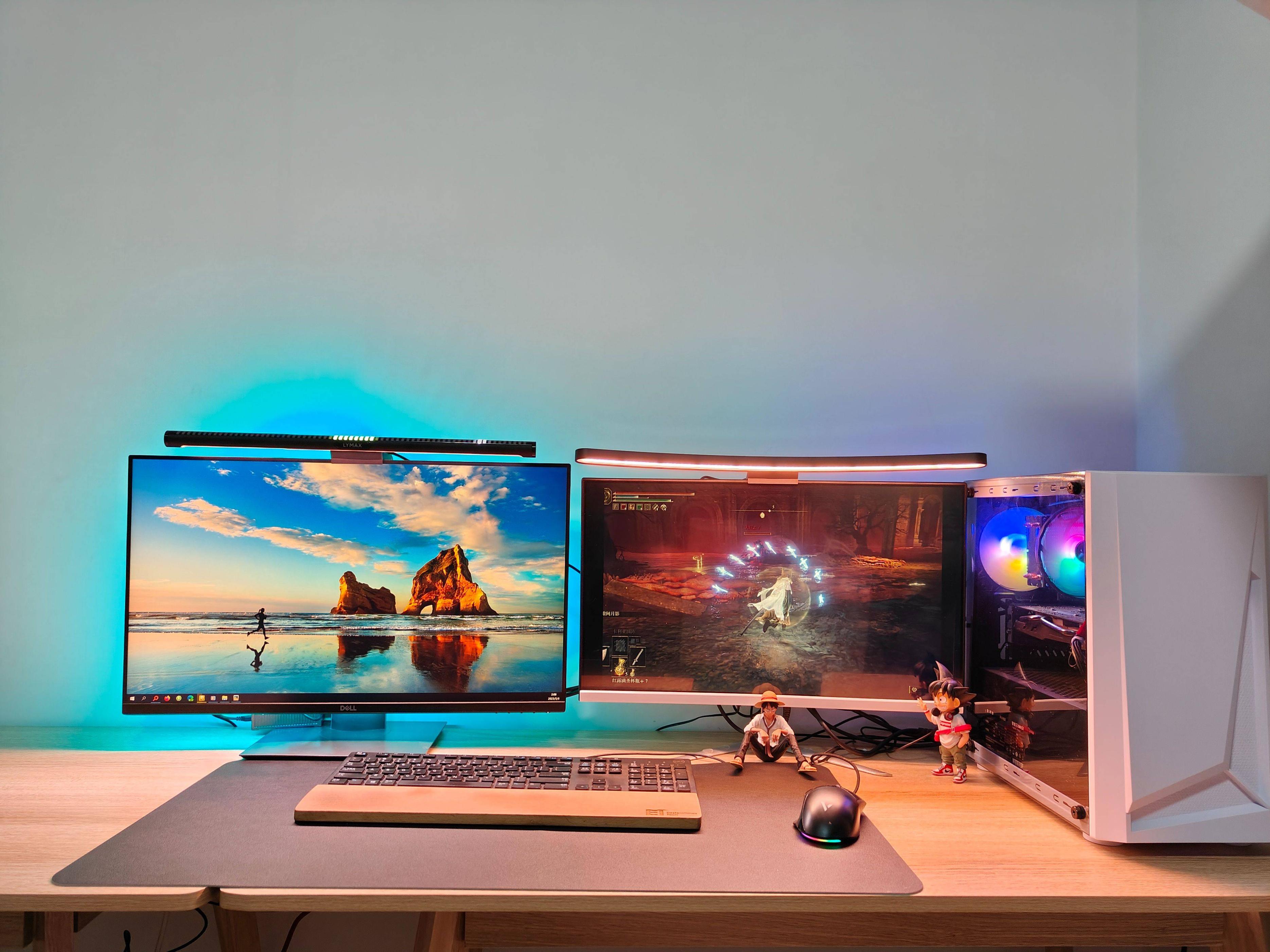 长时间熬夜使用电脑桌面补光，蓝光辐射问题，是时候重视起来了。