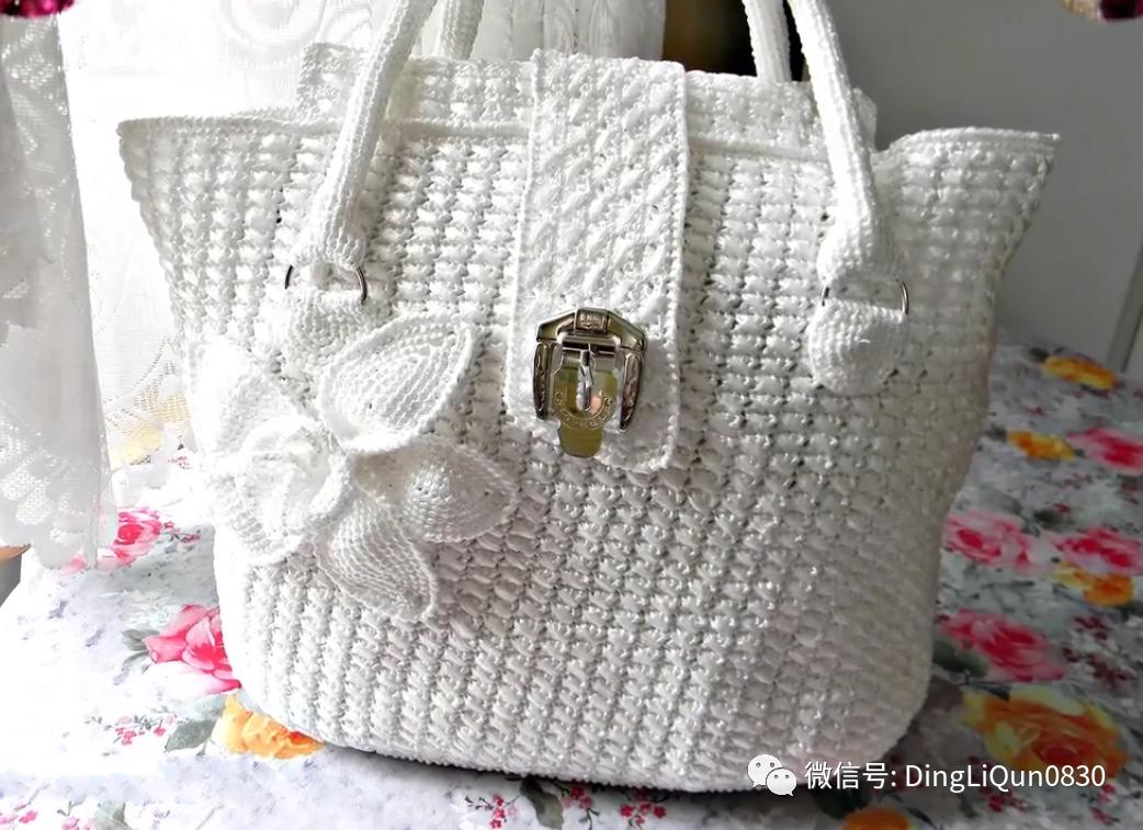 针织包包手工图纸,针织包作品