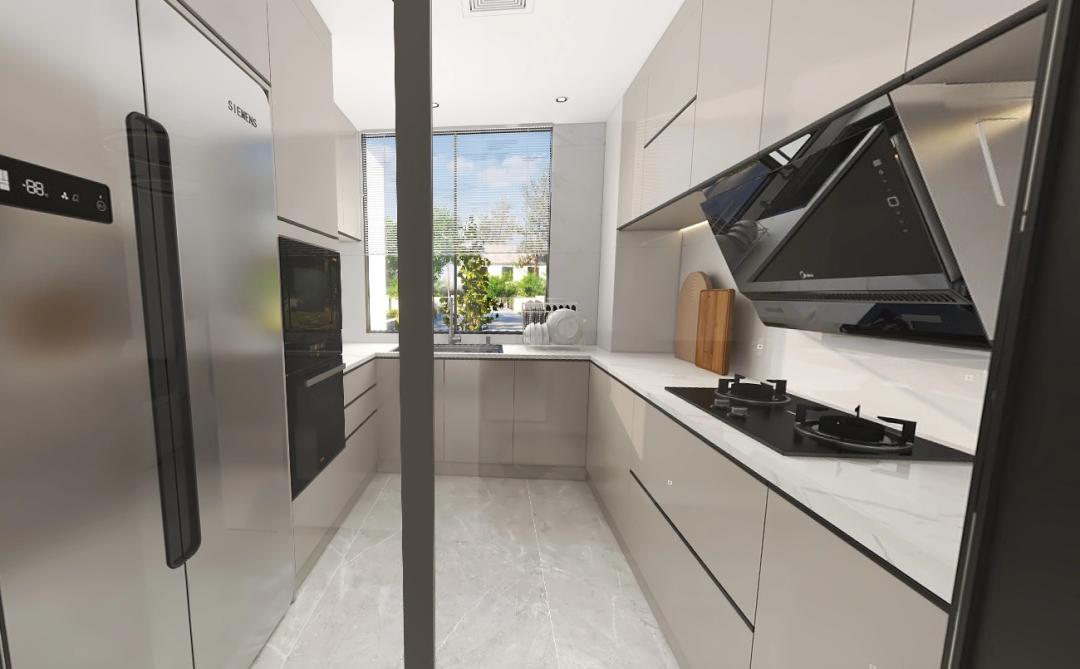 98平米三室两厅二卫简约装修风格,98平方米三室一厅装修现代简约