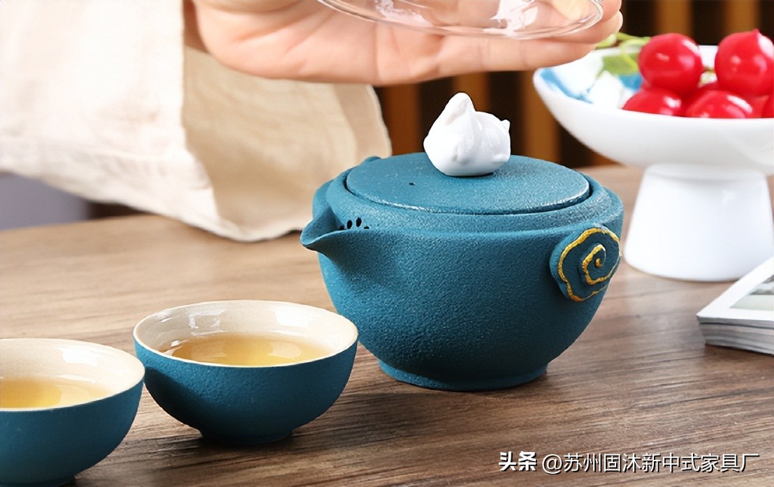 三室两厅简约风实木家具推荐,原木色简约新中式家具实景