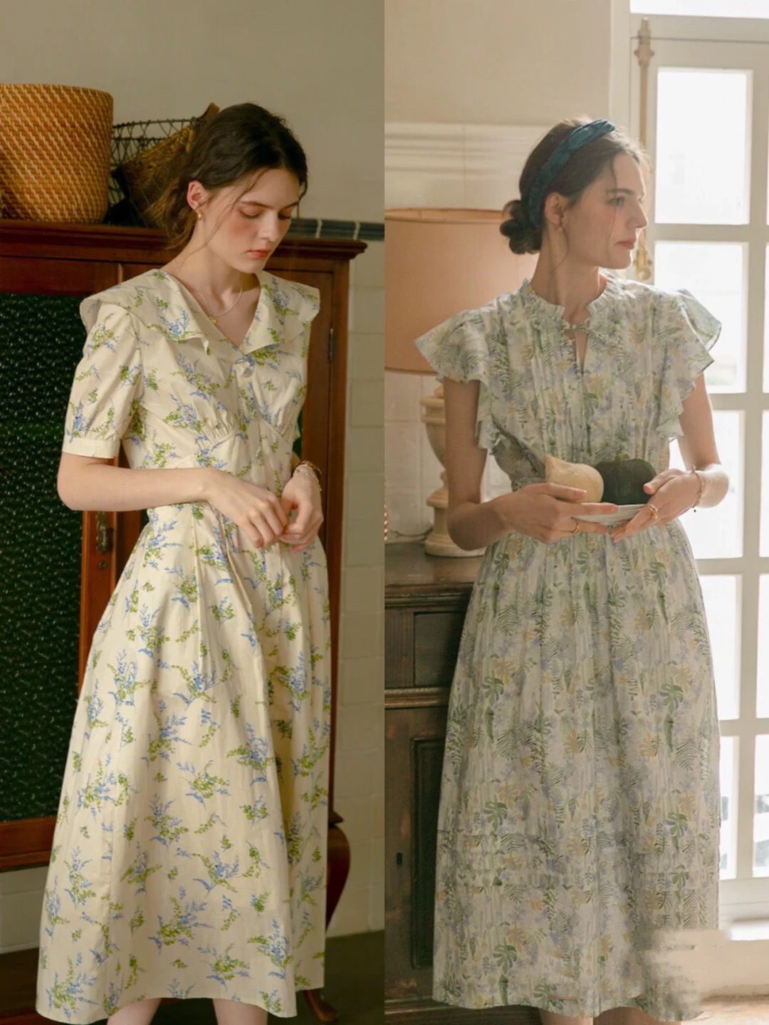 早秋就该这么穿,文艺风清新风棉麻服饰搭配女装