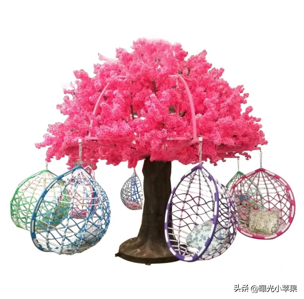 一天1000的网红樱花树秋千–有何窍门