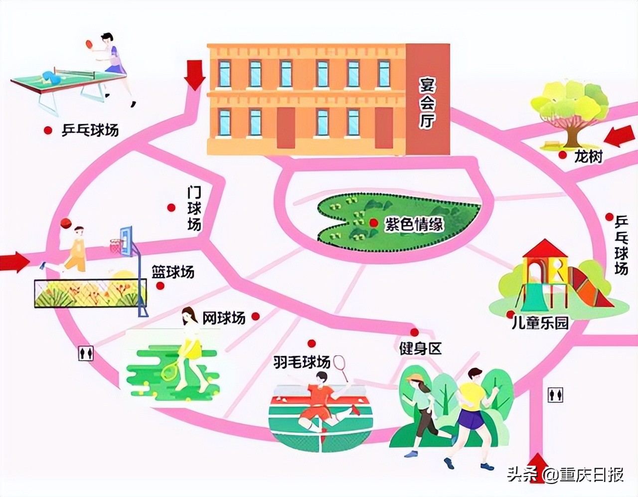 大美重庆魅力无限,重庆开放体育公园